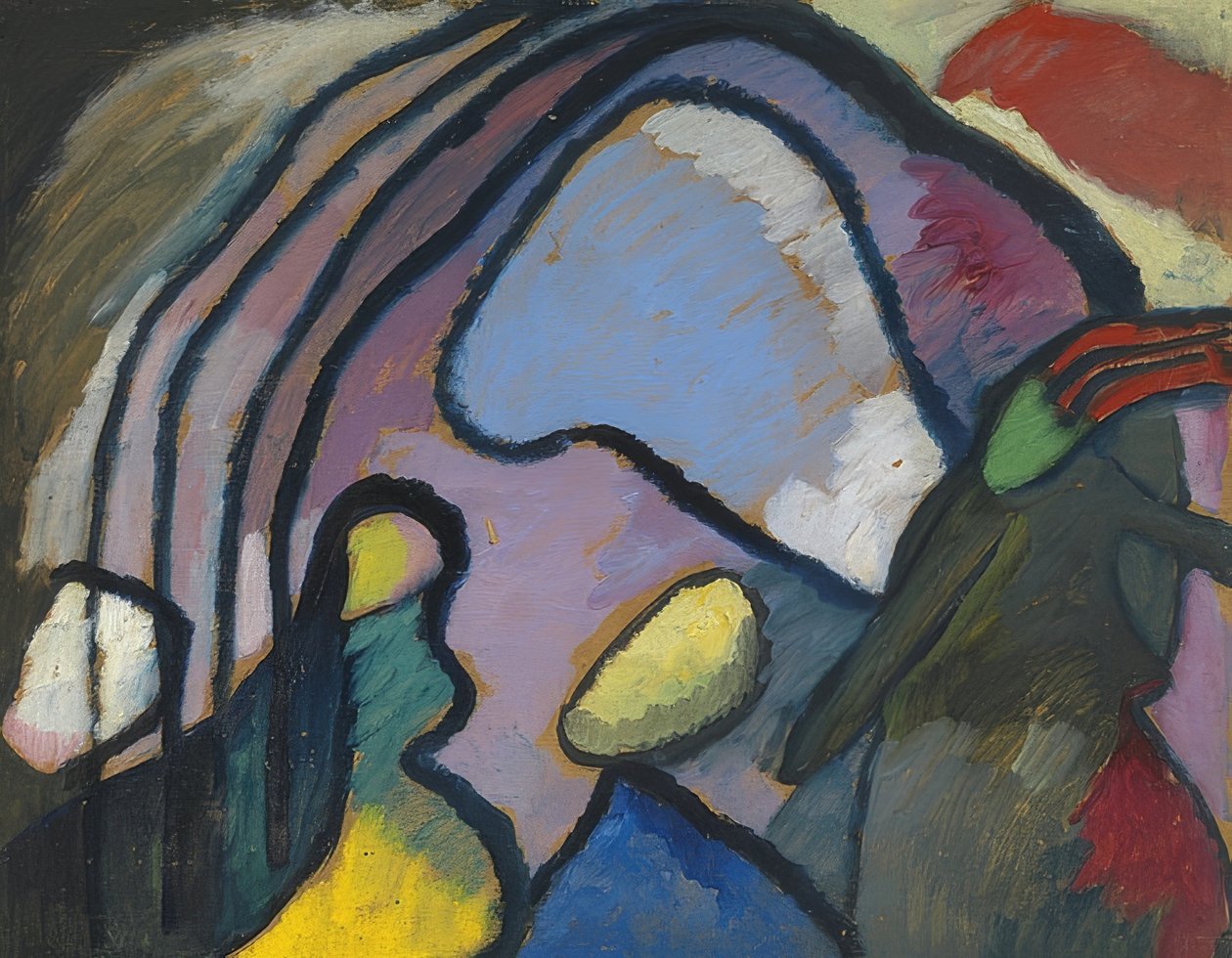Studie for improvisasjon 10. 1910 av Wassily Kandinsky