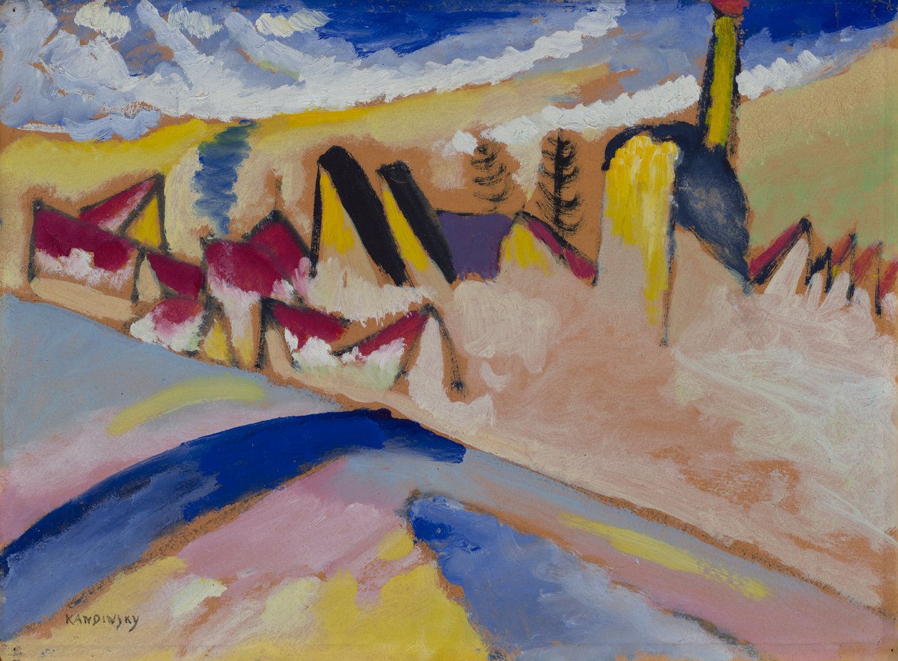 Studie for "Winter II" av Wassily Kandinsky