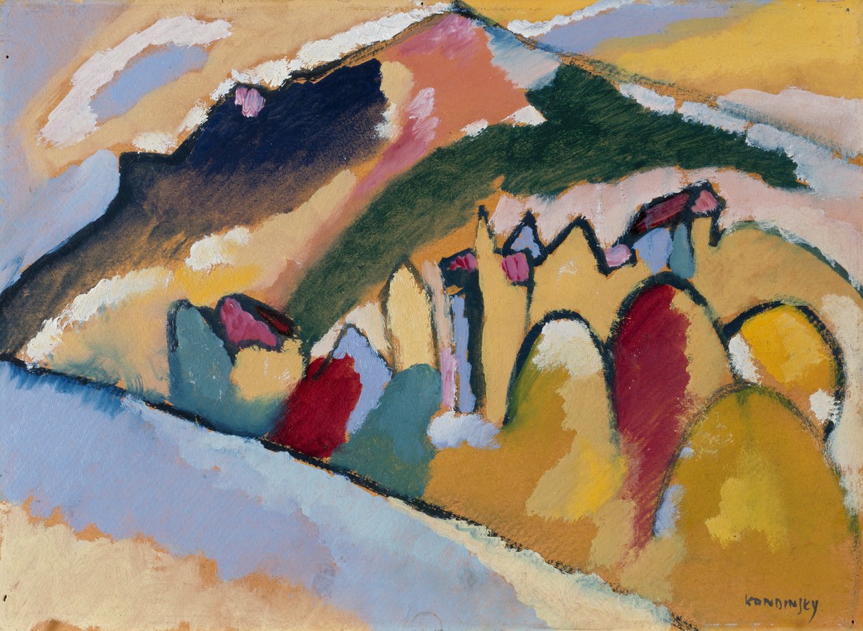 Studie for "Høst I" av Wassily Kandinsky