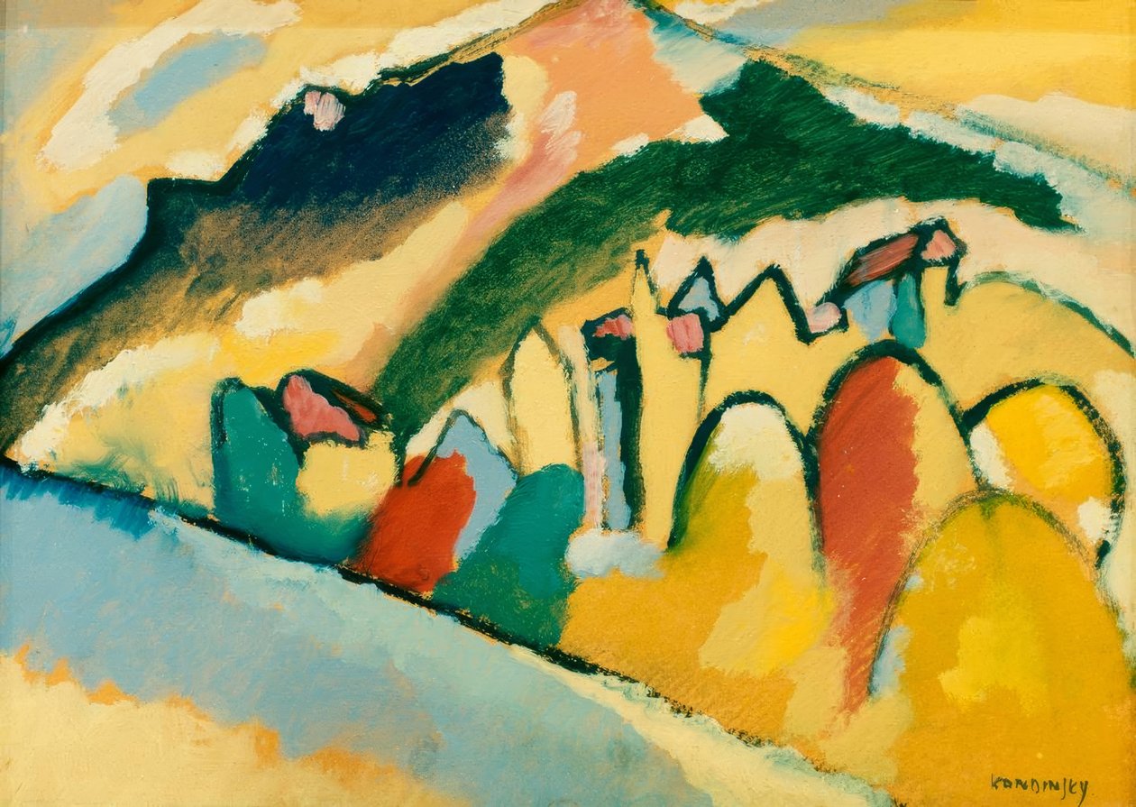 Studie til høsten I av Wassily Kandinsky