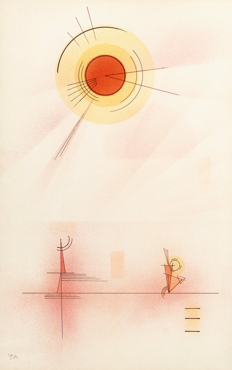 Solskinn av Wassily Kandinsky