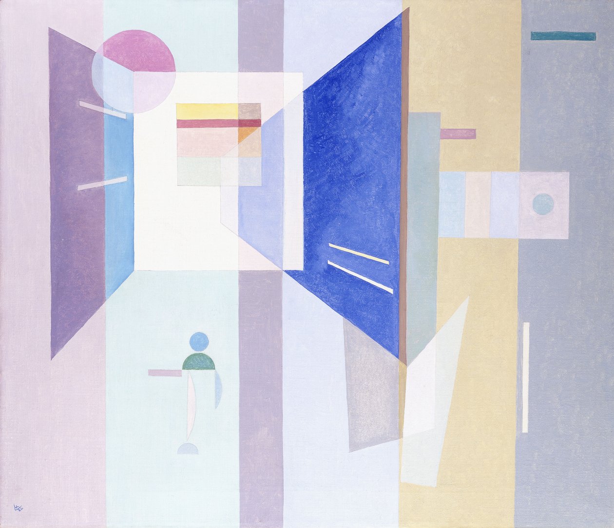 Til høyre - til venstre av Wassily Kandinsky