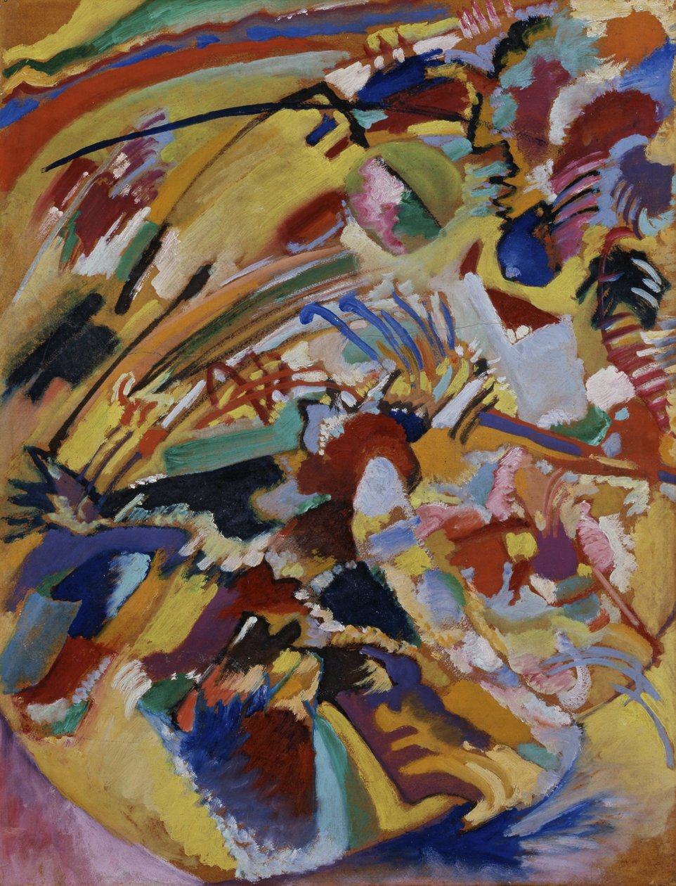 Unbenannte improvisasjon I av Wassily Kandinsky
