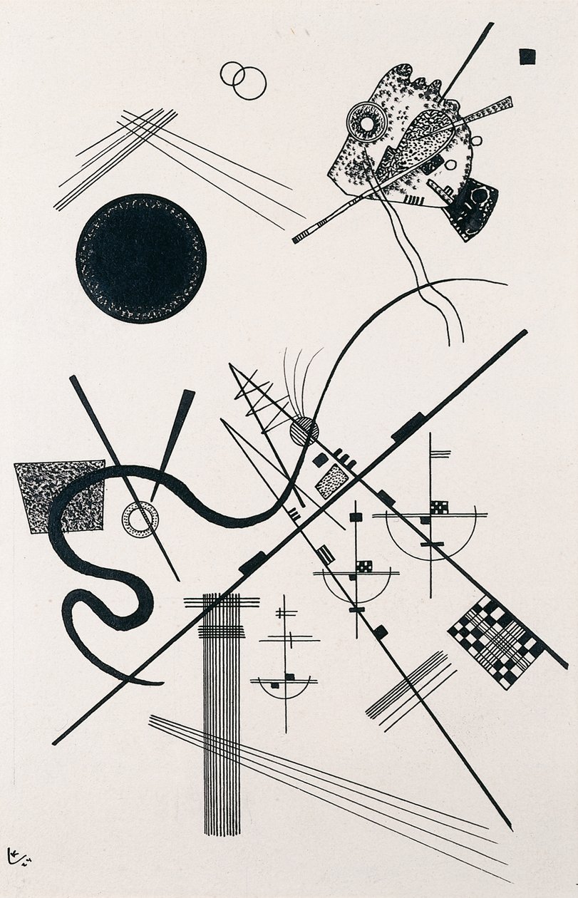 Uten tittel (Dessin 4) av Wassily Kandinsky