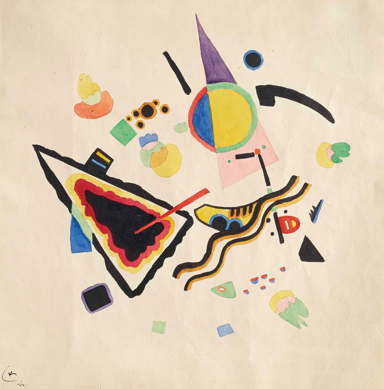 Uten tittel, 1921. av Wassily Kandinsky