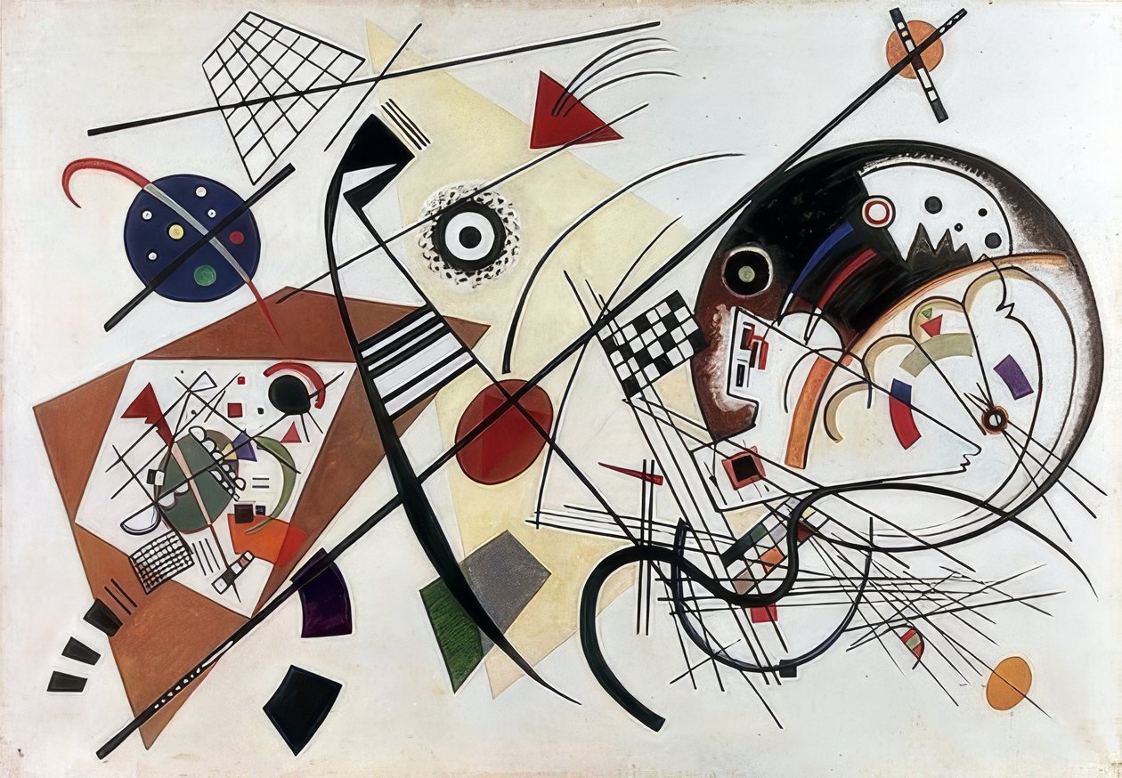 Kontinuerlig linje. 1922-44 av Wassily Kandinsky
