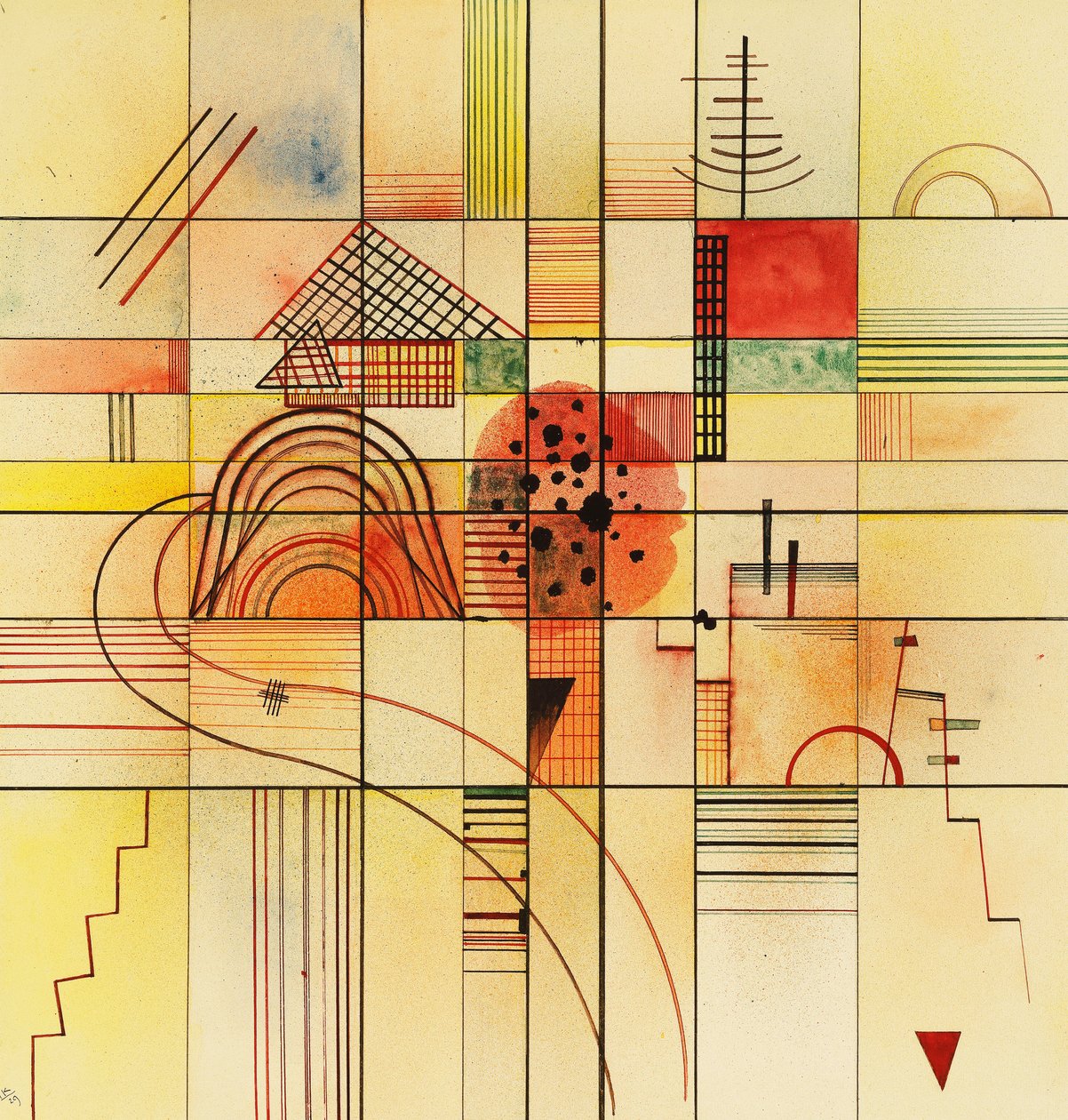 Varierte rektangler av Wassily Kandinsky