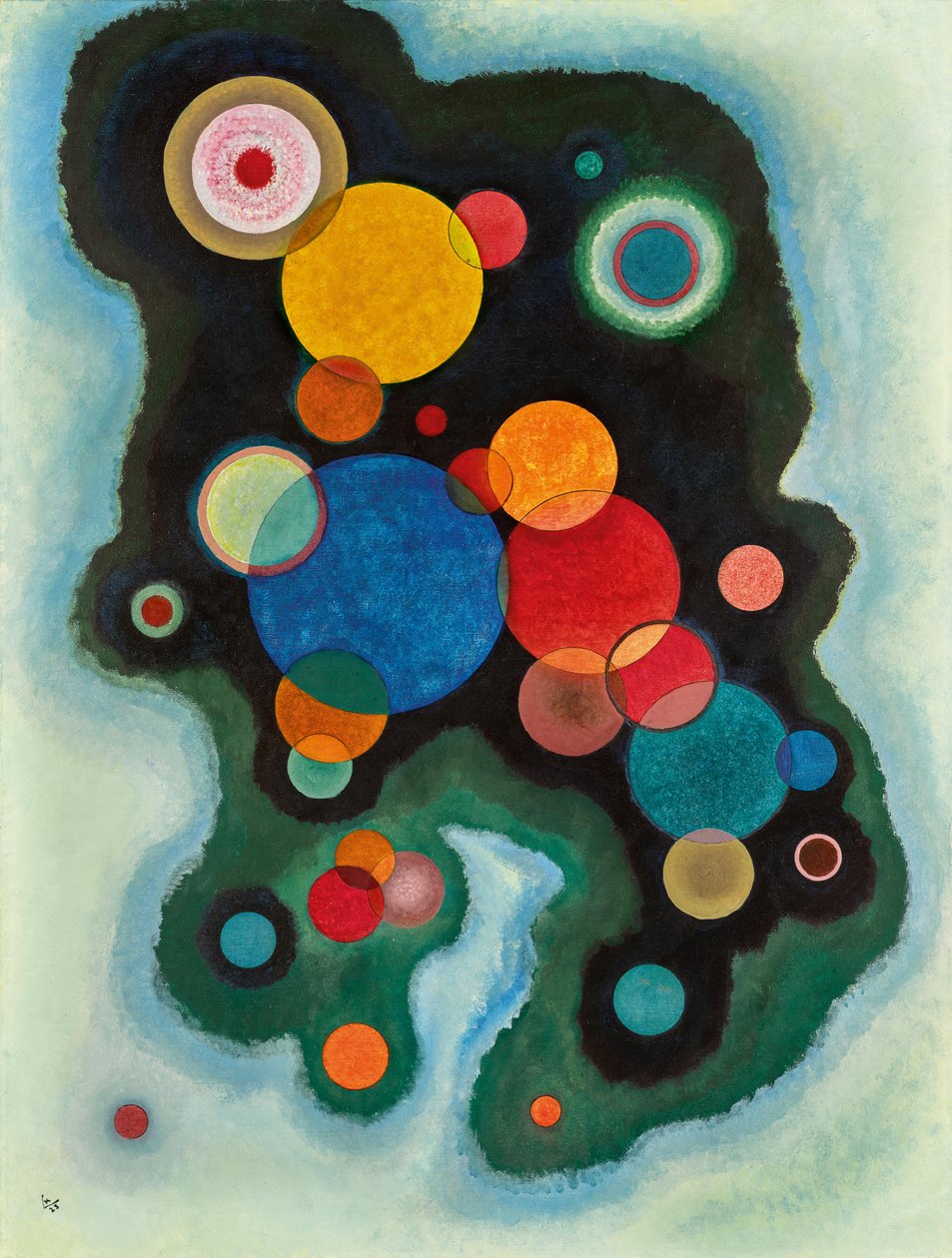 Deepened Impulse, 1928. av Wassily Kandinsky