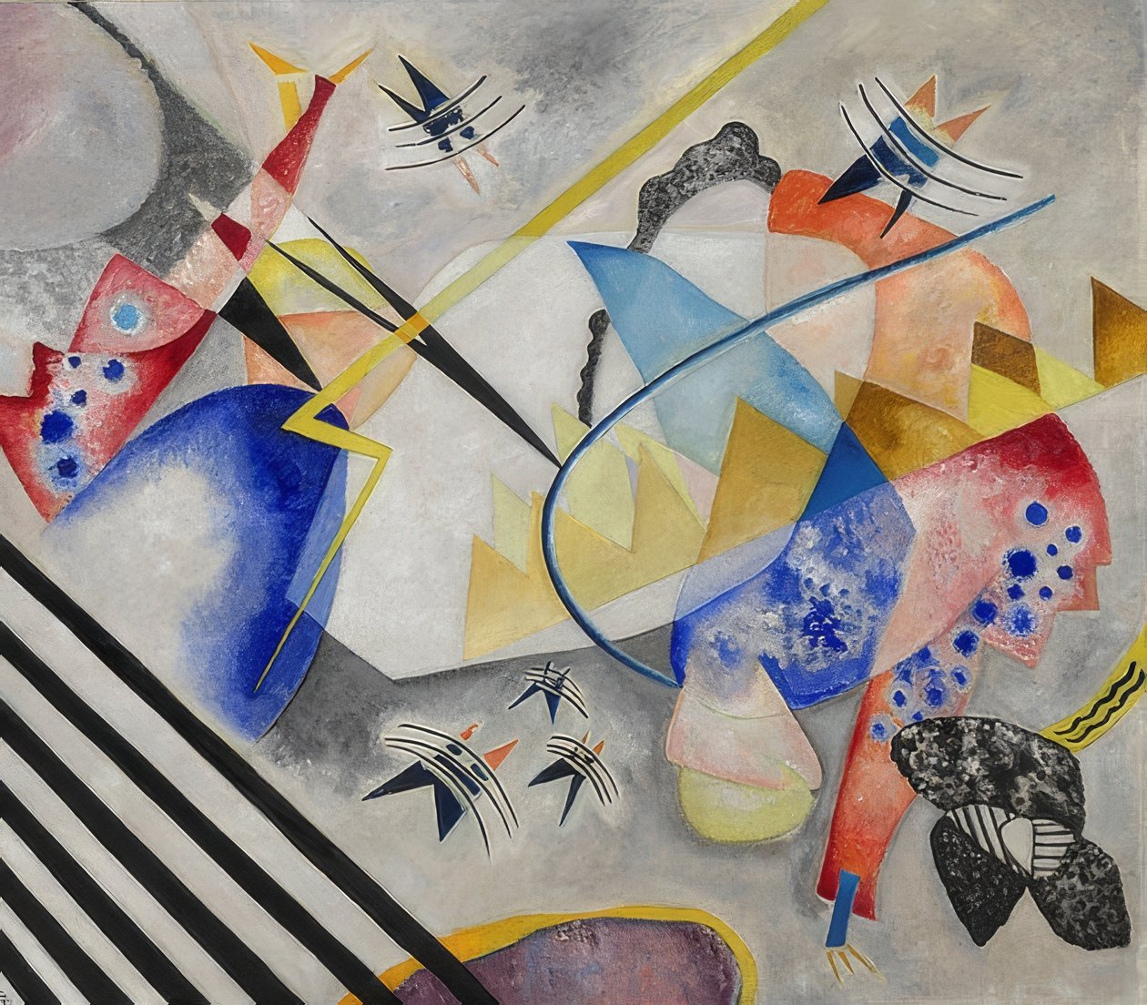 Hvit senter. 1921 av Wassily Kandinsky