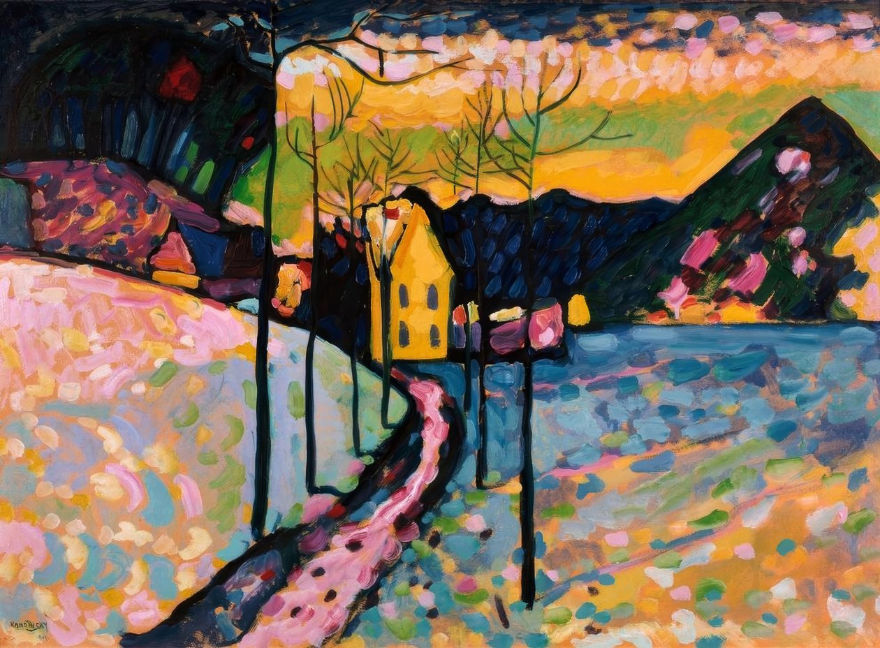 Vinter I – Kochel av Wassily Kandinsky