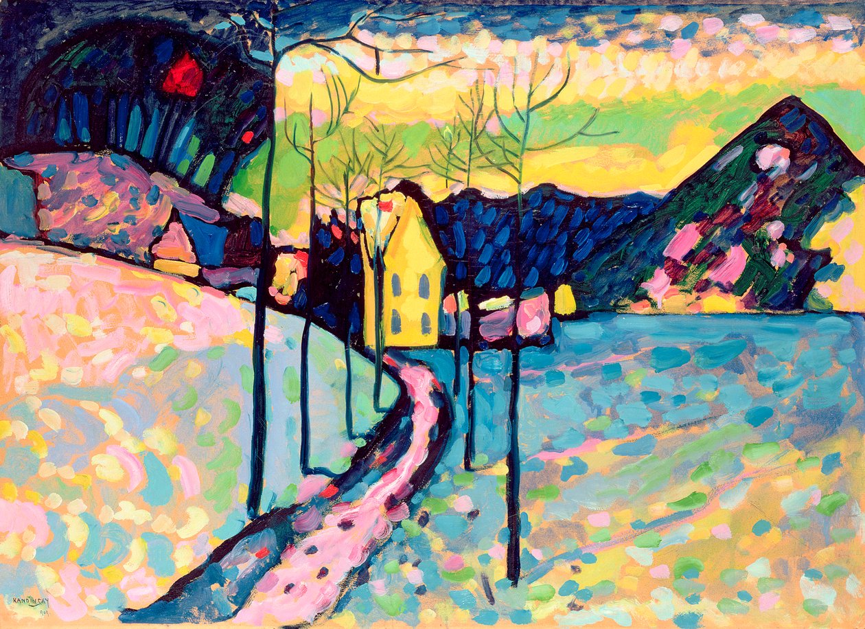 Vinterlandskap av Wassily Kandinsky