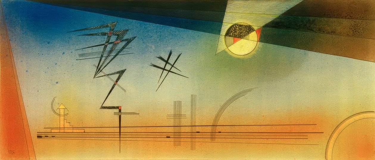 Sikksakk oppover av Wassily Kandinsky