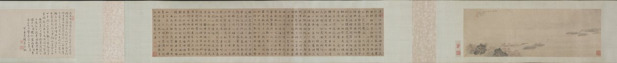 Sier farvel på Xunyang, 1500-tallet. av Wen Boren