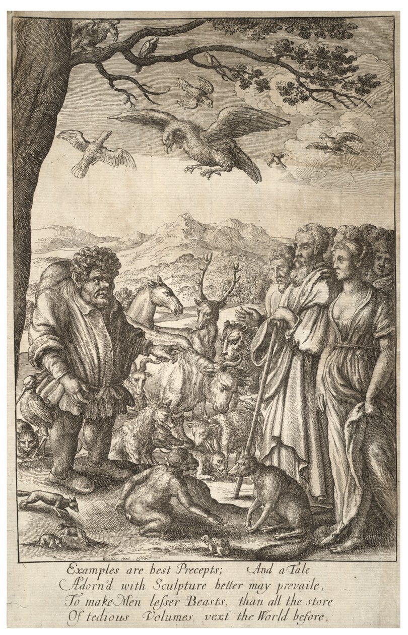Aesop av Wenceslaus Hollar