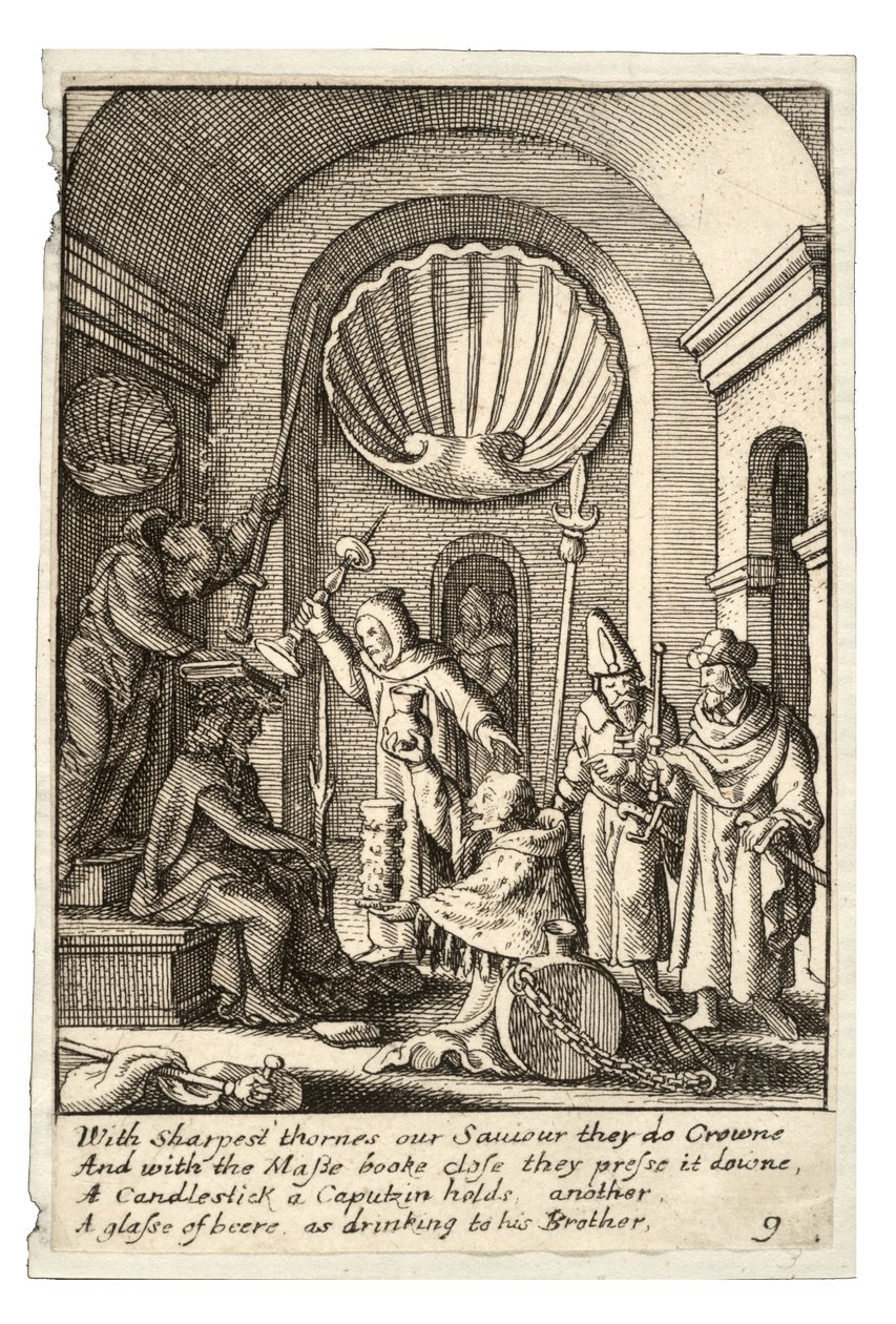 Den spottende av Wenceslaus Hollar