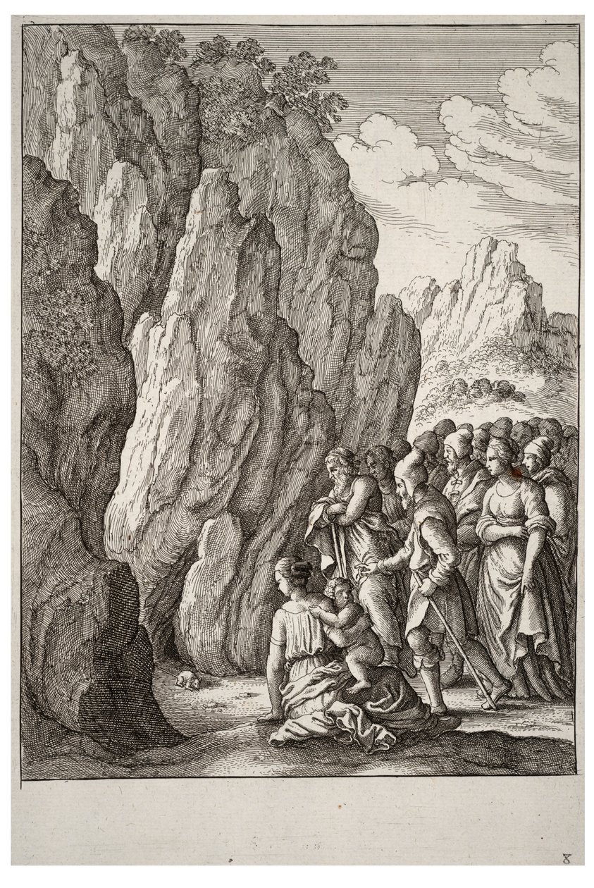 Fjellet i arbeid av Wenceslaus Hollar