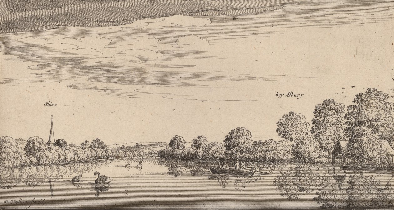 Albury, 1645. av Wenceslaus Hollar