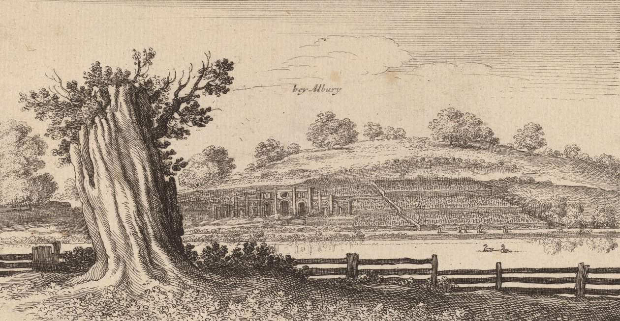 Albury, 1645. av Wenceslaus Hollar