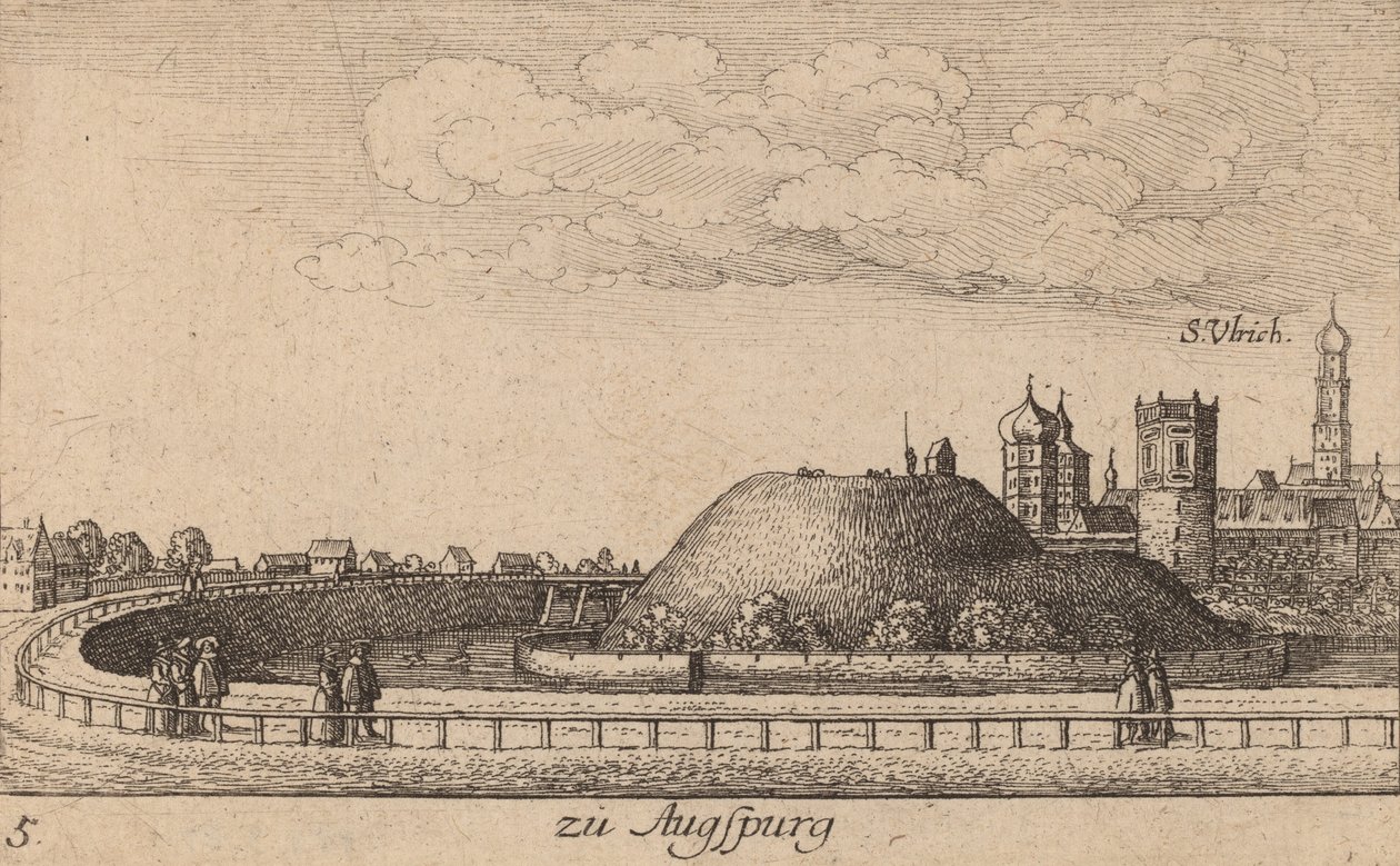 Augsburg, 1635. av Wenceslaus Hollar