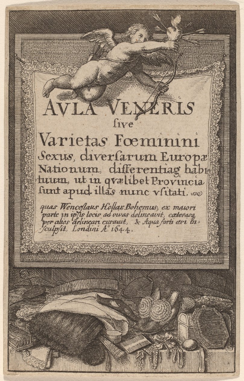 Fredagssalen: Tittelside av Wenceslaus Hollar