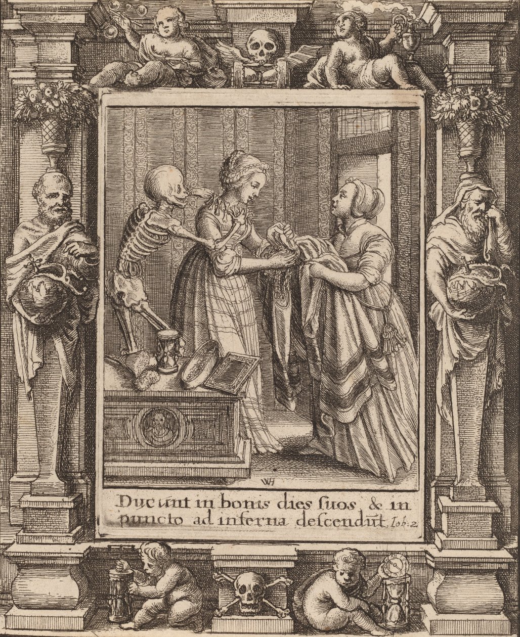 Bruden, 1651. av Wenceslaus Hollar