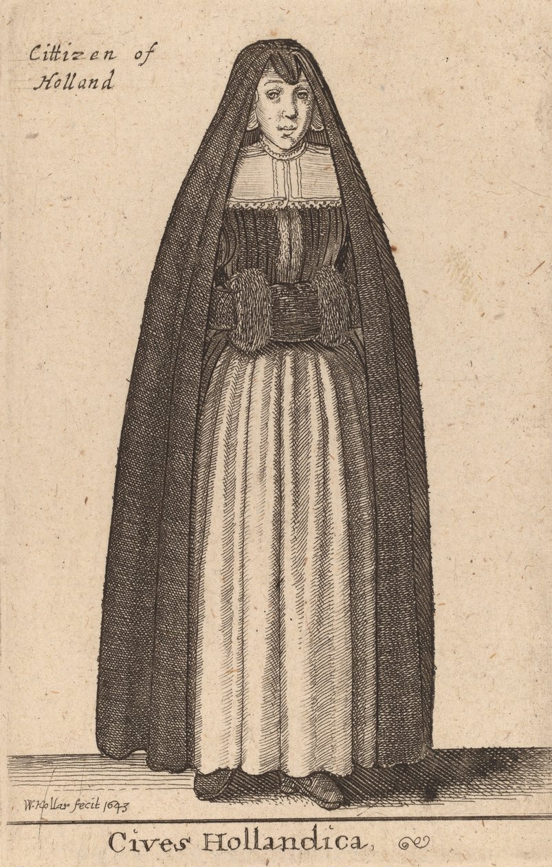 nederlandske statsborgere, 1643. av Wenceslaus Hollar