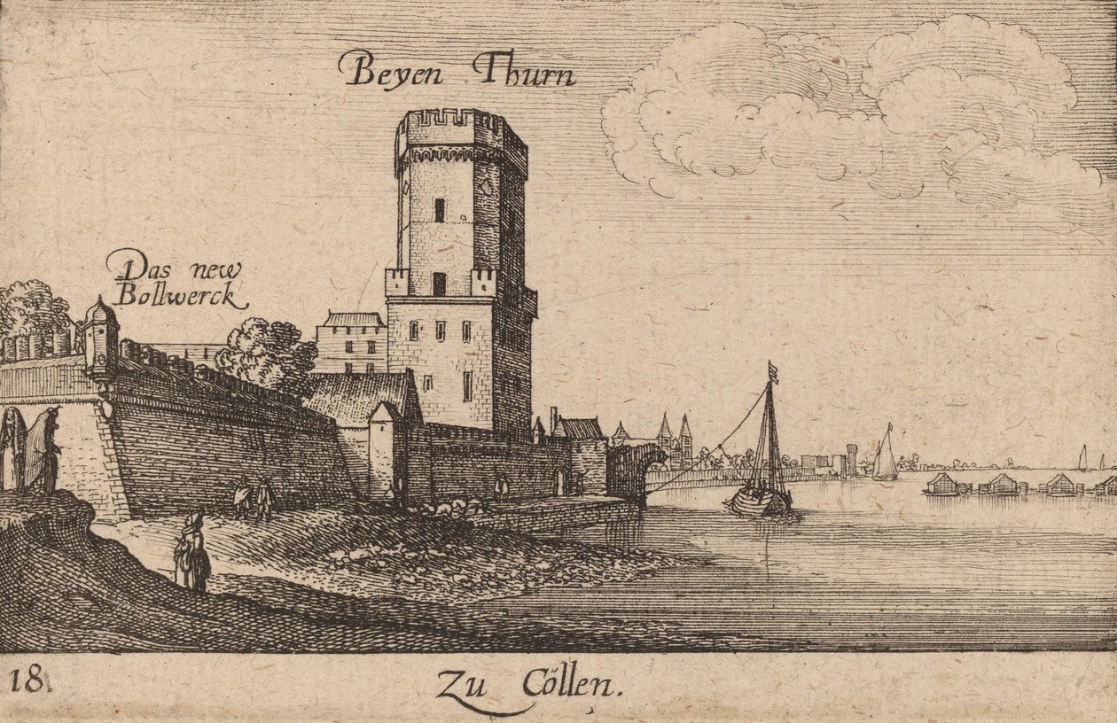 Köln, 1635. av Wenceslaus Hollar