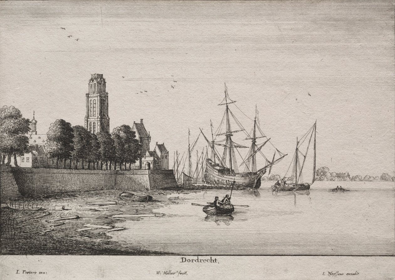 Dordrecht. av Wenceslaus Hollar