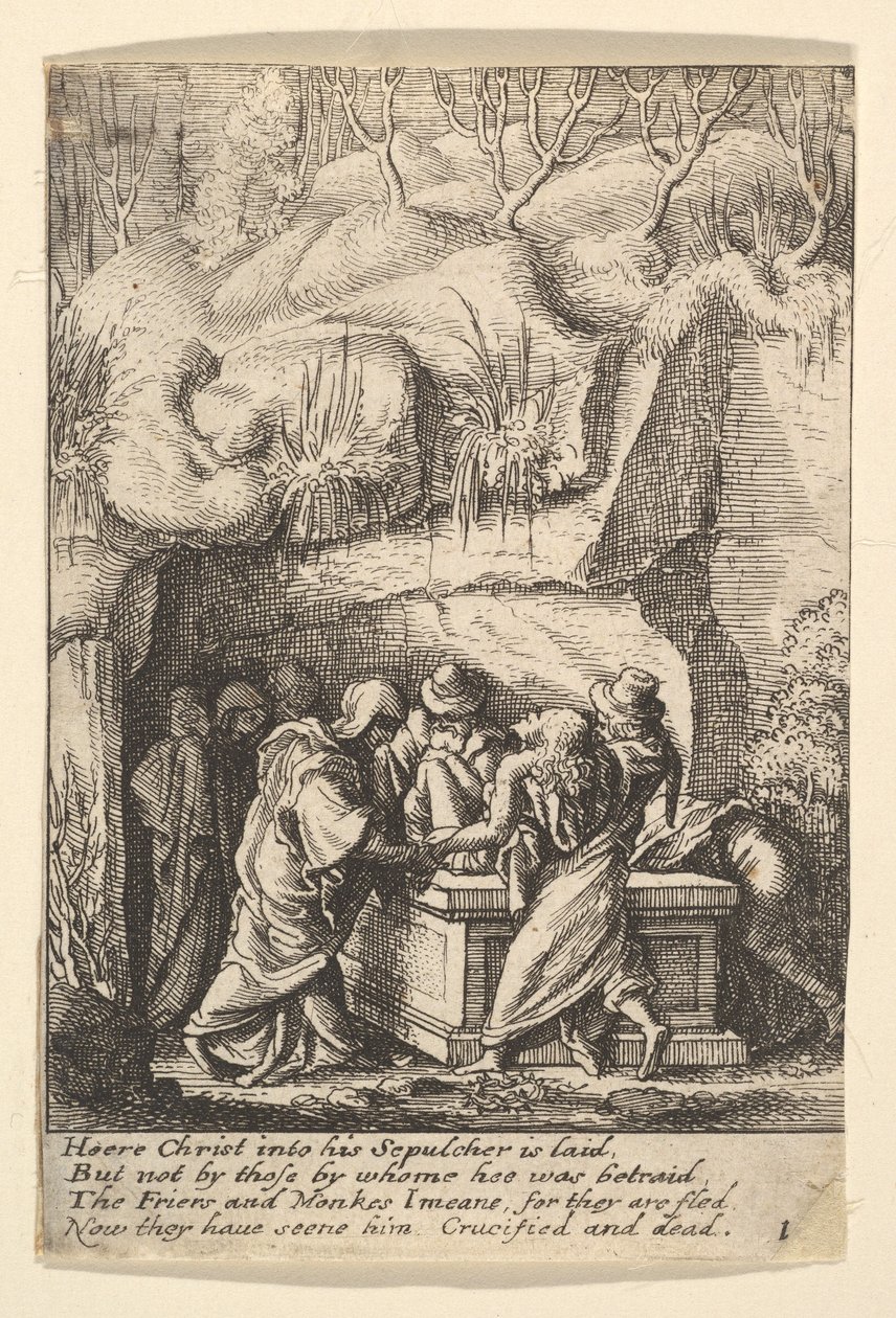 Gravferd, 1625-77. av Wenceslaus Hollar