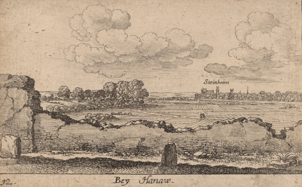 Født 1635. av Wenceslaus Hollar