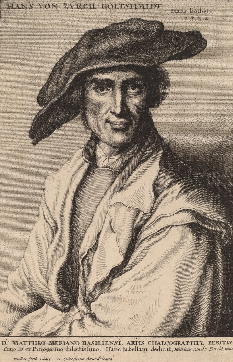 Hans von Zurch, gullsmed, 1647. av Wenceslaus Hollar