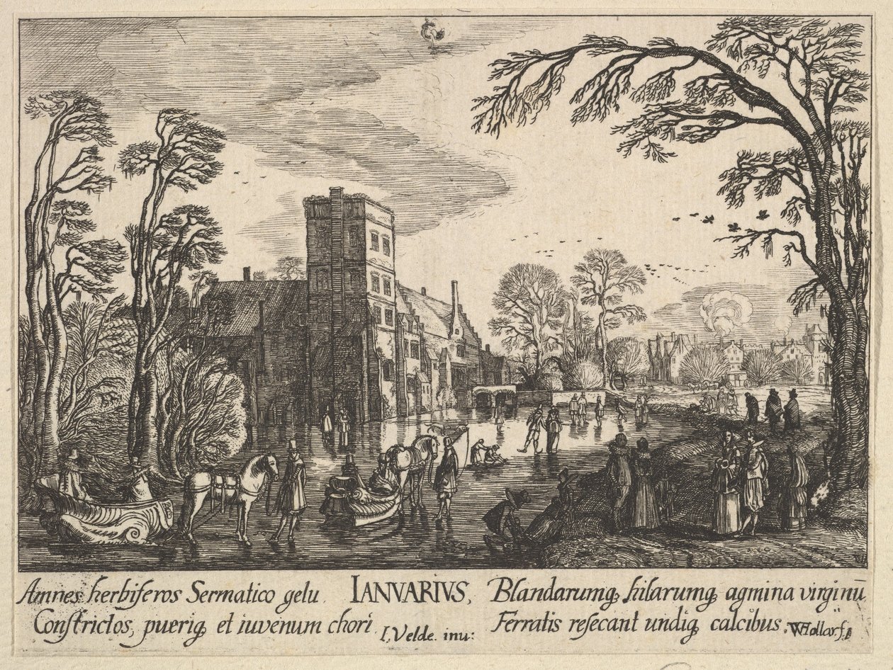 januar 1628-29. av Wenceslaus Hollar