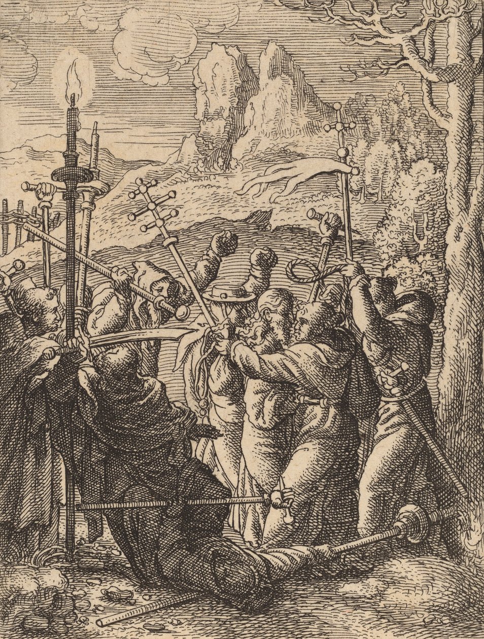 Jesus tatt. av Wenceslaus Hollar