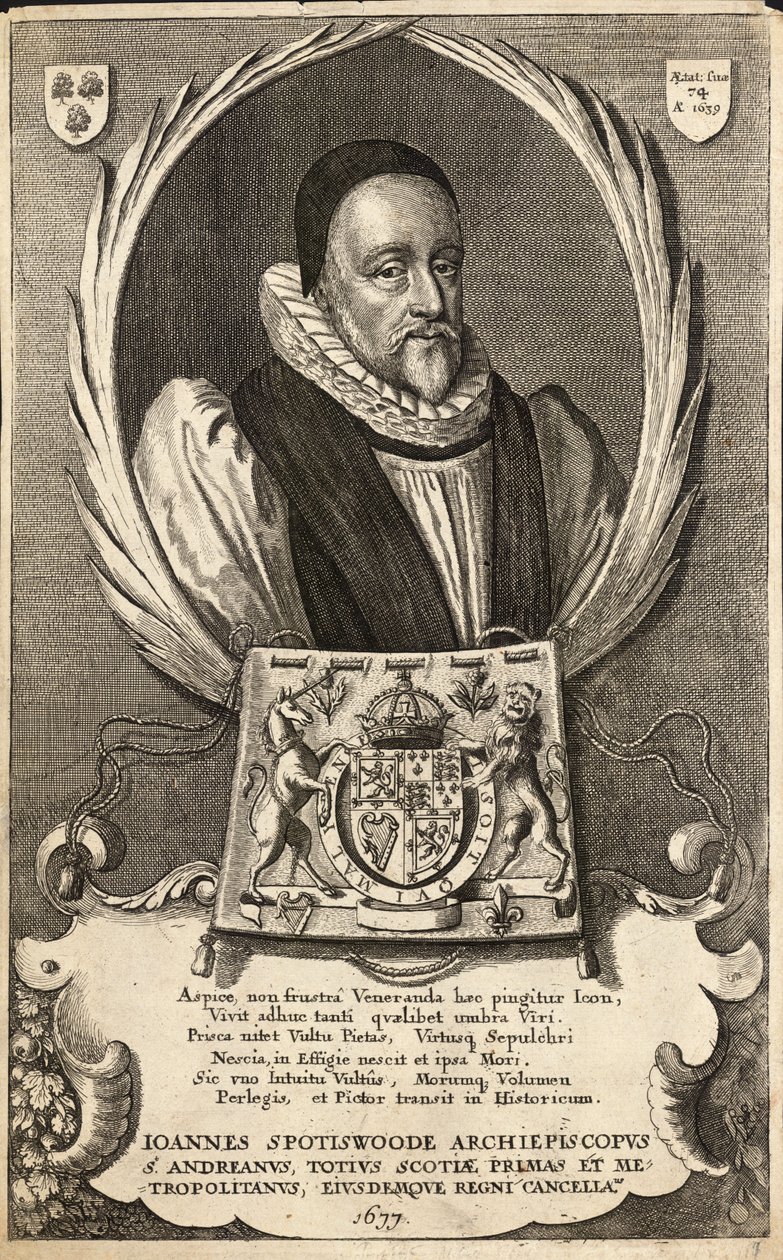 John Spottiswoode. Tilstand 3 av Wenceslaus Hollar