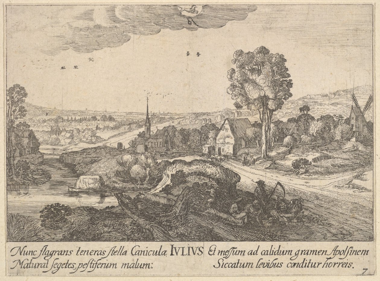 juli 1628-29. av Wenceslaus Hollar