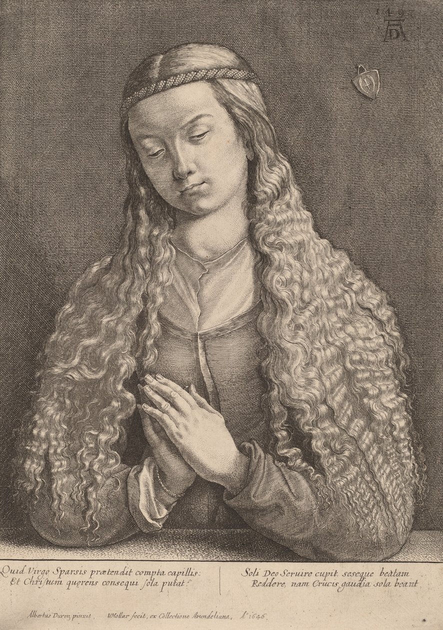Katharine Furlegerin, 1646. av Wenceslaus Hollar