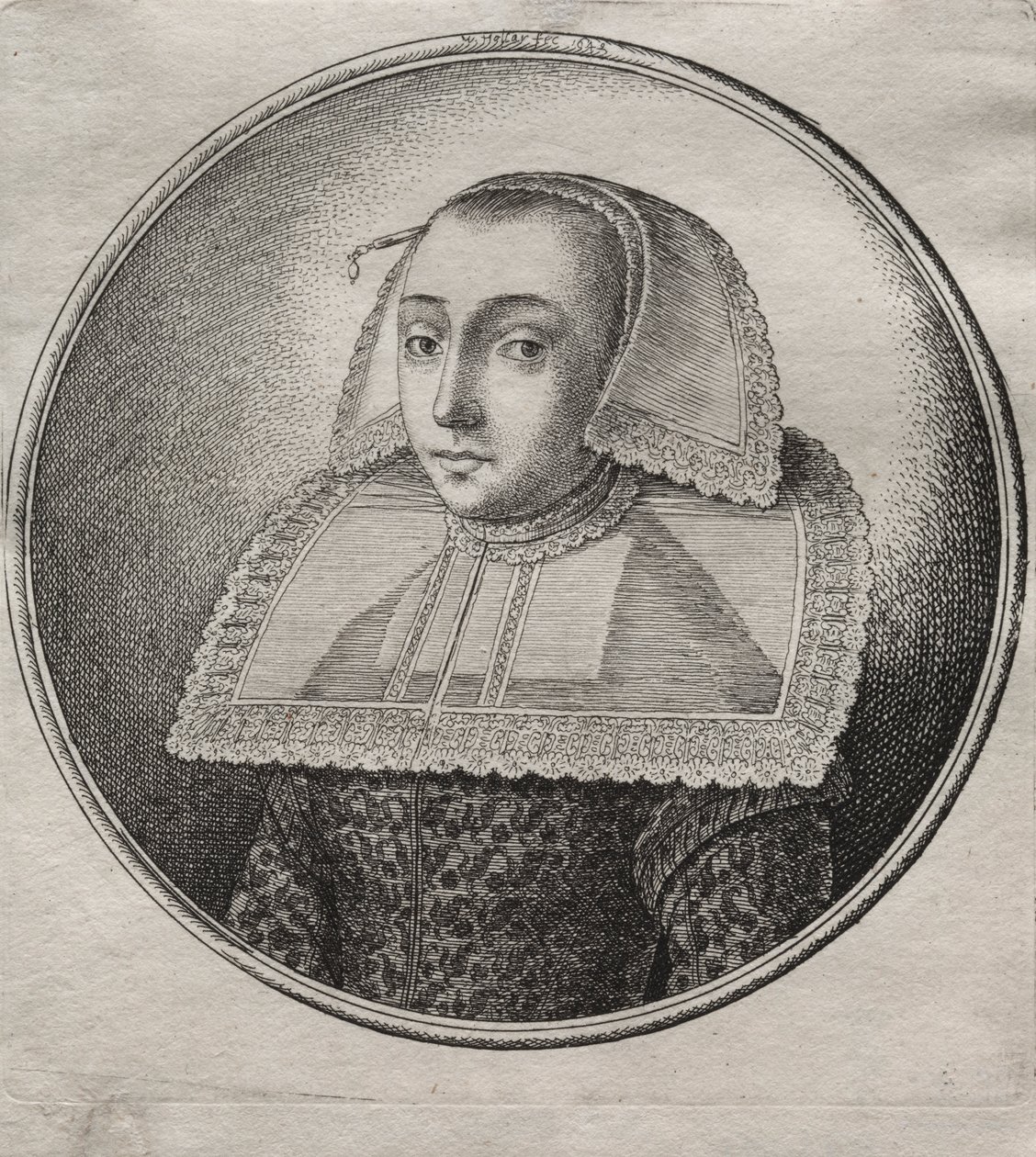 Kjøpmannskone fra Hanan av Wenceslaus Hollar