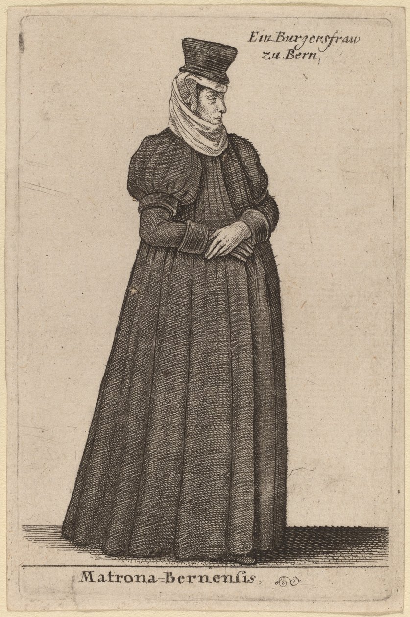 Matrona Bernese av Wenceslaus Hollar