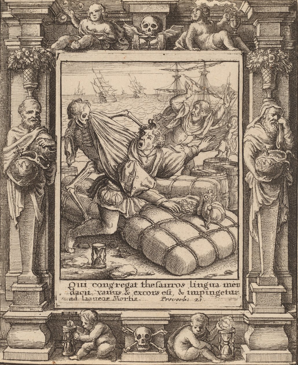 Kjøpmann, 1651. av Wenceslaus Hollar