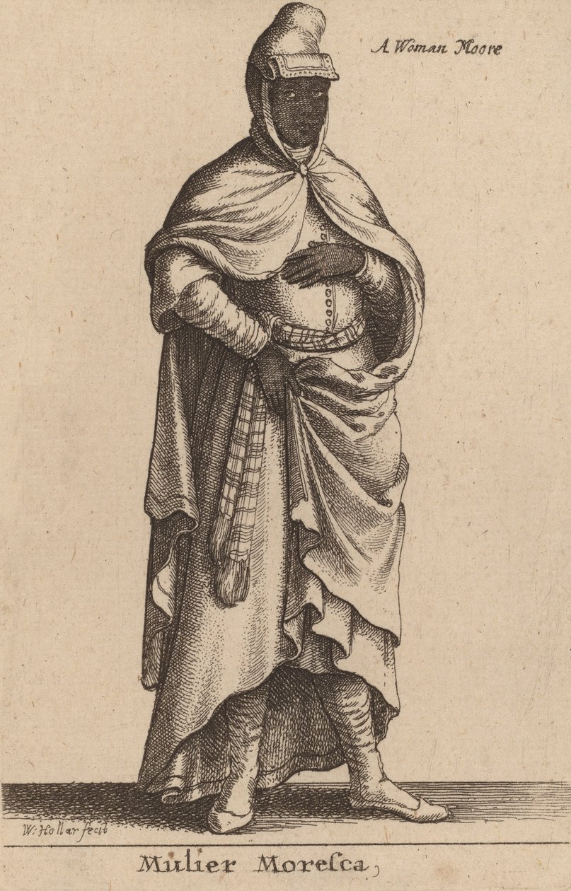 Mulier Moresca. av Wenceslaus Hollar