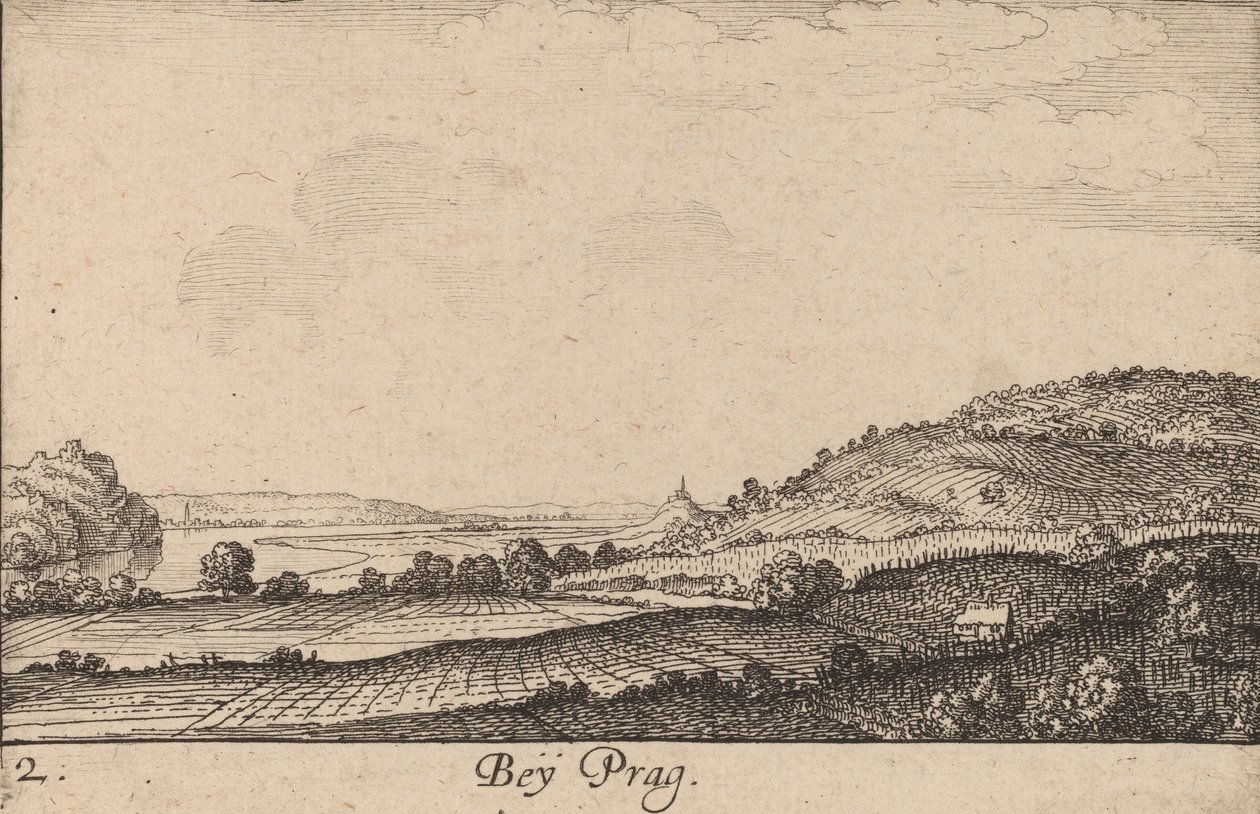Nær Praha, 1635. av Wenceslaus Hollar