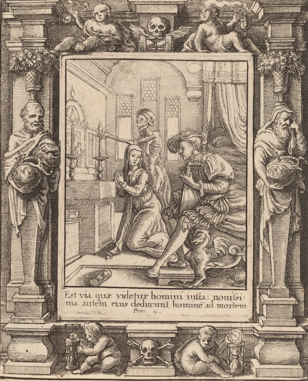 Nun, 1651. av Wenceslaus Hollar