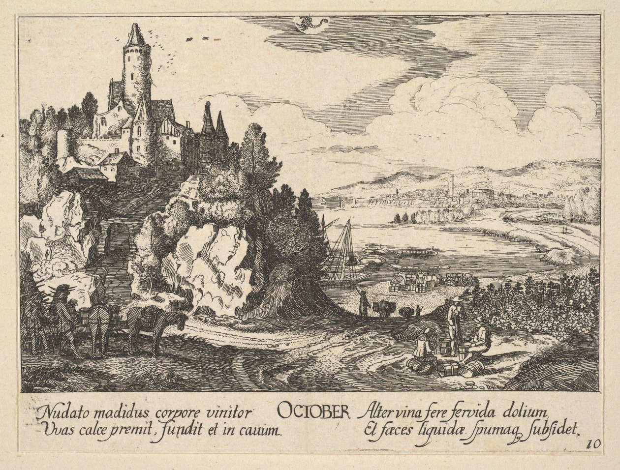 oktober 1628-29. av Wenceslaus Hollar