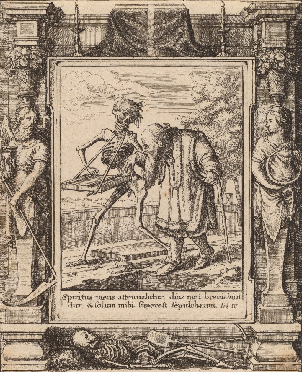 Gammel mann, 1651. av Wenceslaus Hollar