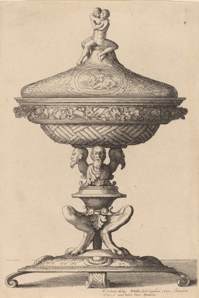 Utsmykket beger, 1642. av Wenceslaus Hollar