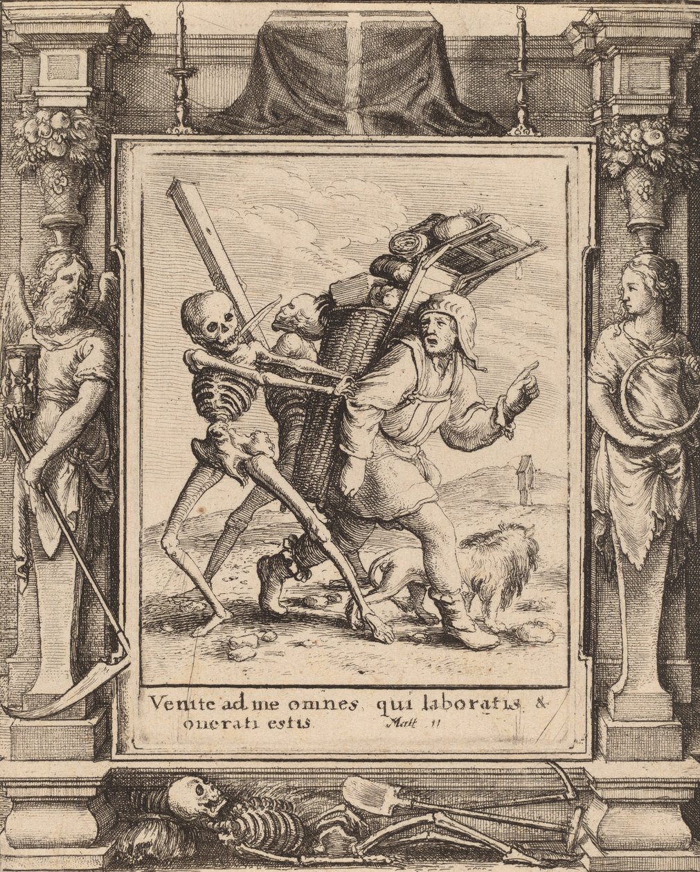 Peddler, 1651. av Wenceslaus Hollar