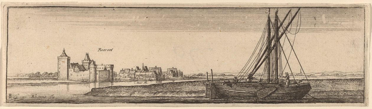 Roerort, ca. 1632. av Wenceslaus Hollar