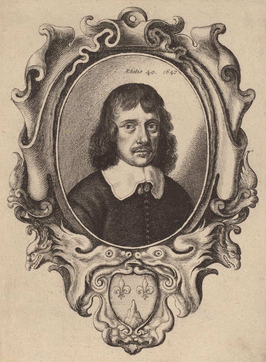 Selvportrett, 1647. av Wenceslaus Hollar