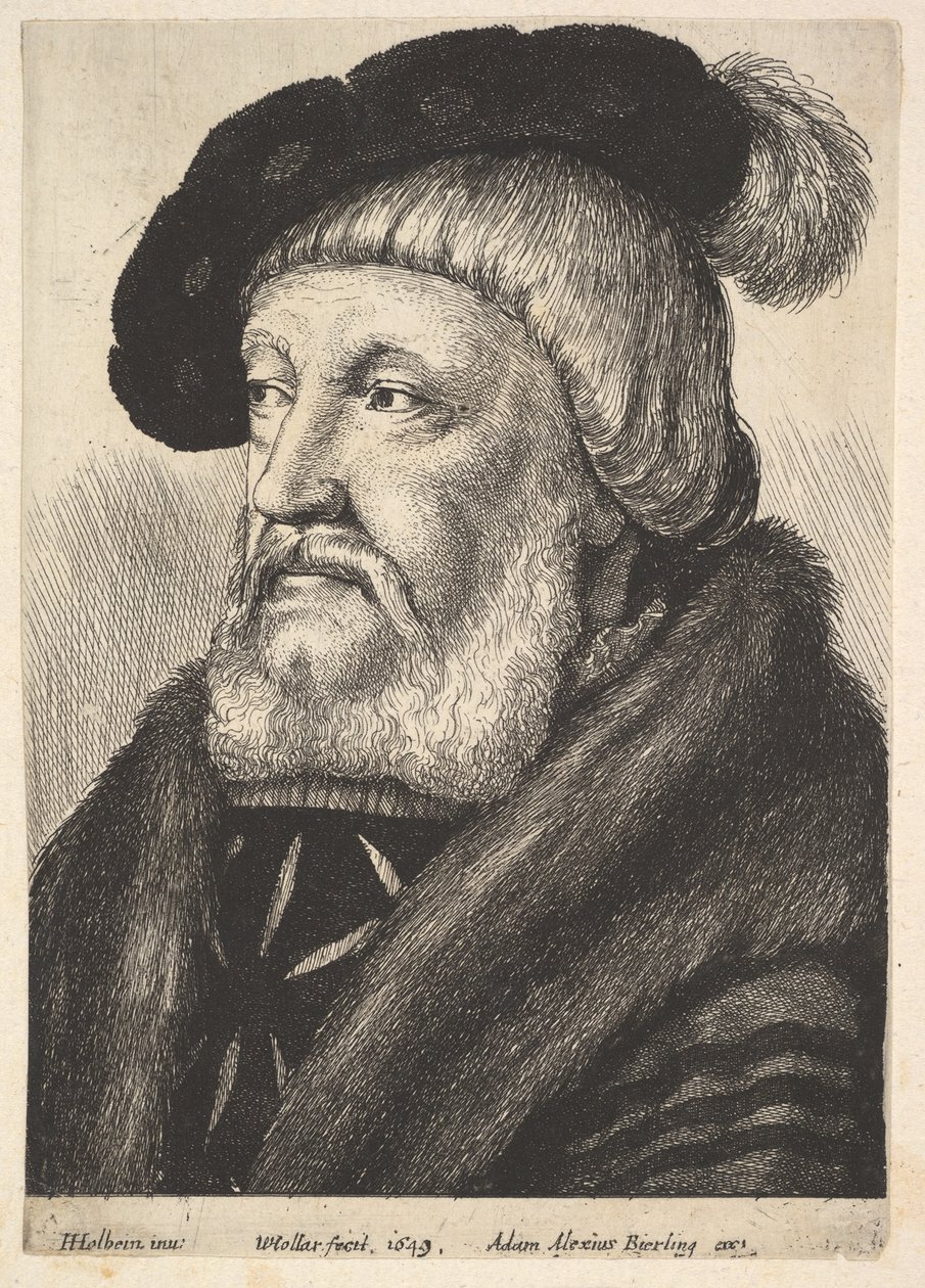 Sir William Butts, 1649. av Wenceslaus Hollar