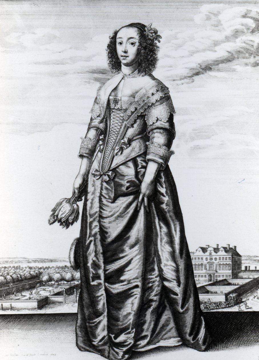 Vår, 1643 (etsing) av Wenceslaus Hollar
